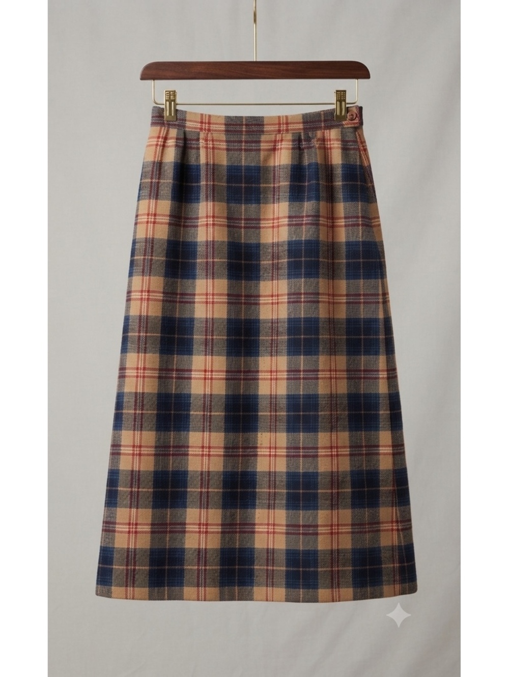 70’s Vintage Pendleton 100% Virgin Wool Skirt Cailean Tartan Sz 6 (2-4) - Picture 2 of 3